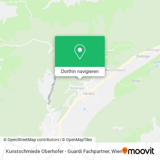 Kunstschmiede Oberhofer - Guardi Fachpartner Karte