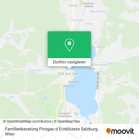 Familienberatung Pinzgau d Erzdiözese Salzburg Karte