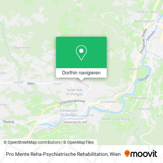 Pro Mente Reha-Psychiatrische Rehabilitation Karte