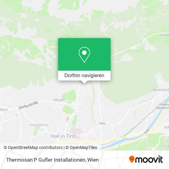 Thermosan P Gufler Installationen Karte