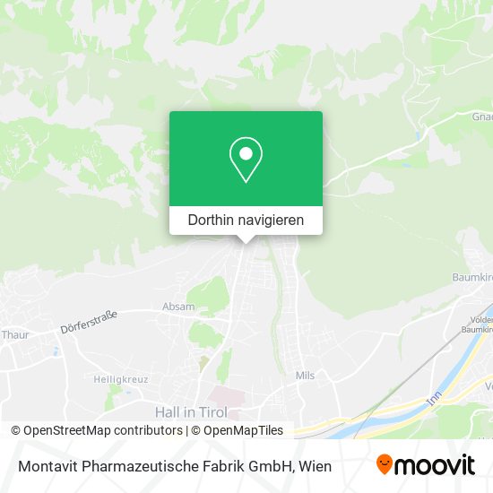 Montavit Pharmazeutische Fabrik GmbH Karte