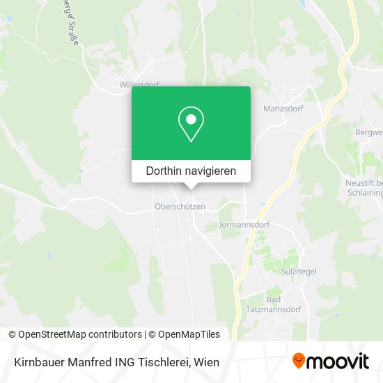 Kirnbauer Manfred ING Tischlerei Karte