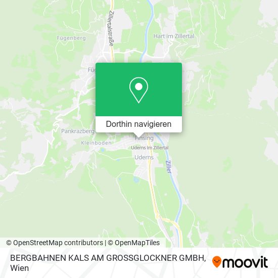 BERGBAHNEN KALS AM GROSSGLOCKNER GMBH Karte