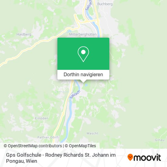 Gps Golfschule - Rodney Richards St. Johann im Pongau Karte