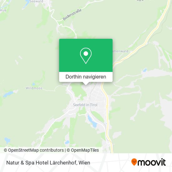 Natur & Spa Hotel Lärchenhof Karte