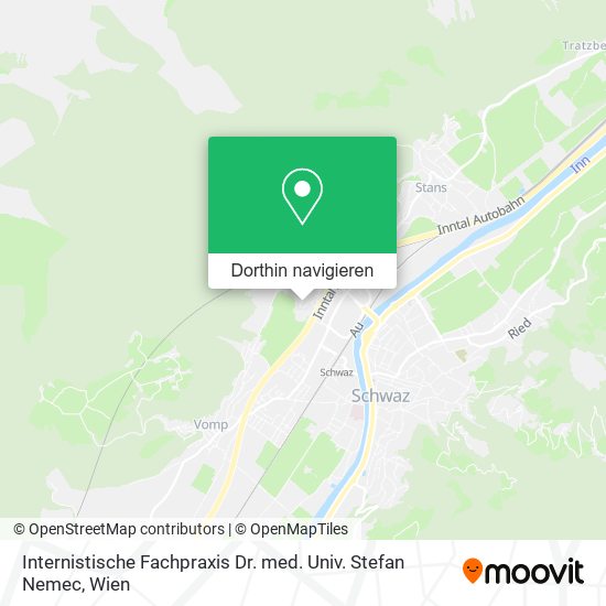 Internistische Fachpraxis Dr. med. Univ. Stefan Nemec Karte