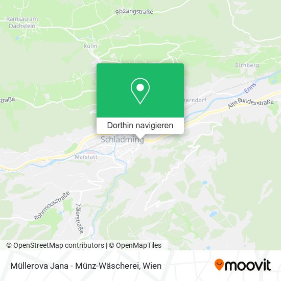 Müllerova Jana - Münz-Wäscherei Karte