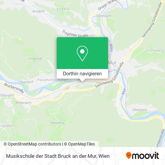 Musikschule der Stadt Bruck an der Mur Karte