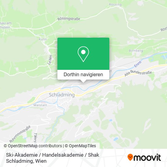 Ski-Akademie / Handelsakademie / Shak Schladming Karte