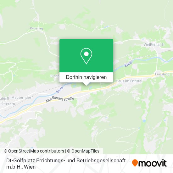 Dt-Golfplatz Errichtungs- und Betriebsgesellschaft m.b.H. Karte