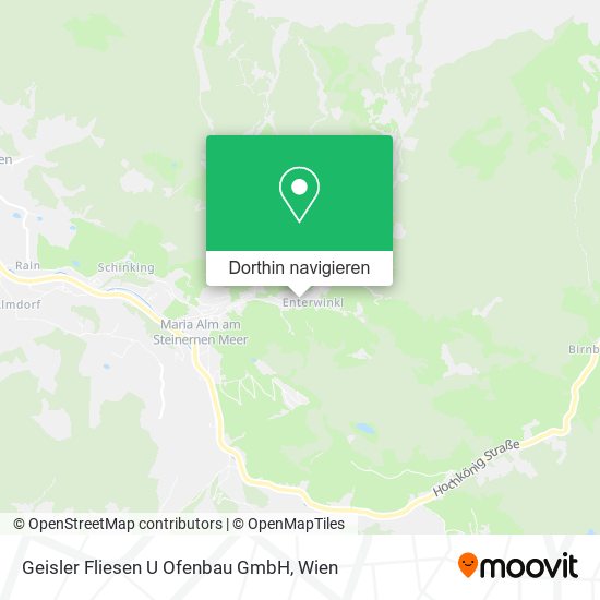 Geisler Fliesen U Ofenbau GmbH Karte