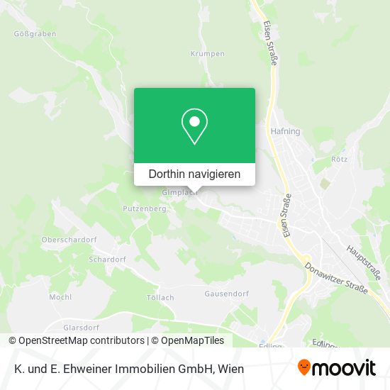 K. und E. Ehweiner Immobilien GmbH Karte