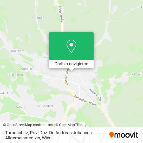 Tomaschitz, Priv.-Doz. Dr. Andreas Johannes-Allgemeinmedizin Karte
