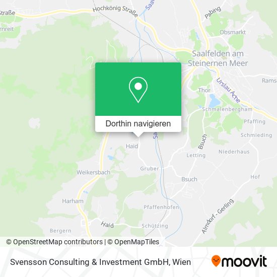 Svensson Consulting & Investment GmbH Karte