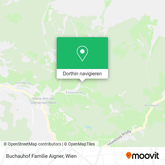 Buchauhof Familie Aigner Karte