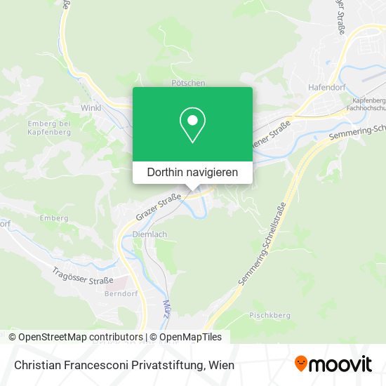 Christian Francesconi Privatstiftung Karte