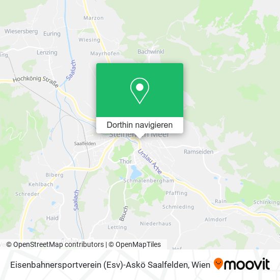 Eisenbahnersportverein (Esv)-Askö Saalfelden Karte