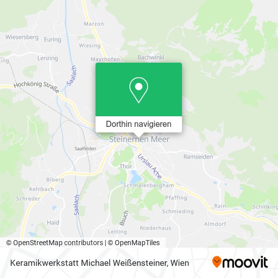 Keramikwerkstatt Michael Weißensteiner Karte