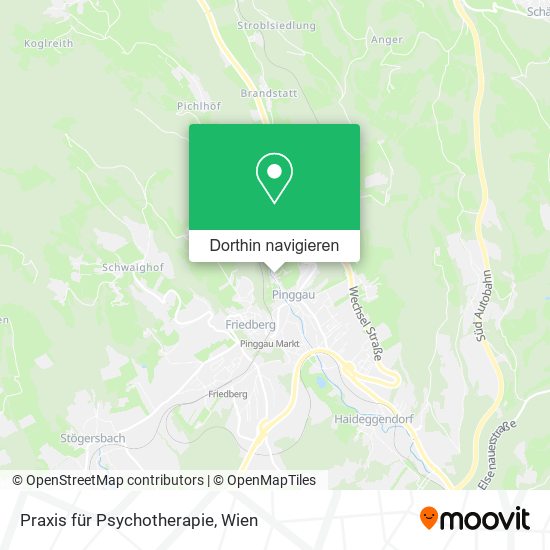 Praxis für Psychotherapie Karte