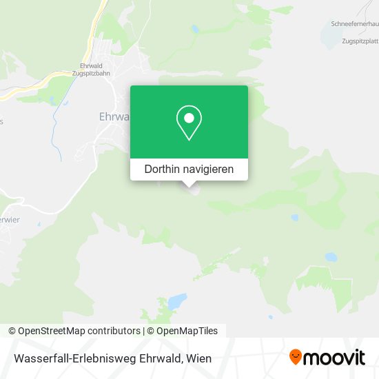Wasserfall-Erlebnisweg Ehrwald Karte