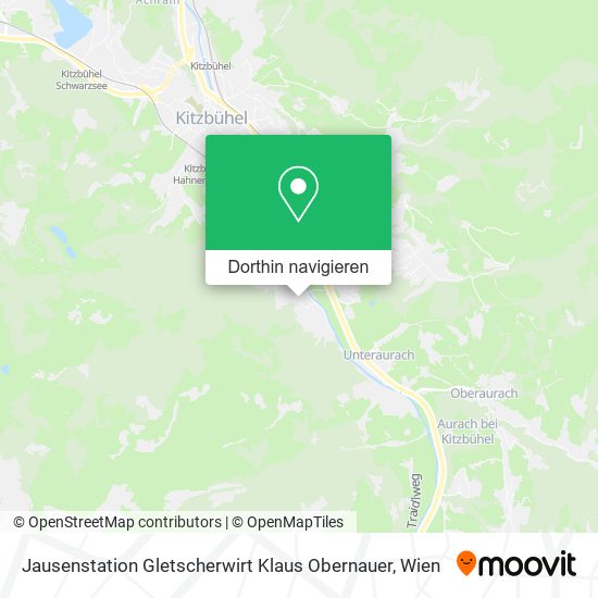 Jausenstation Gletscherwirt Klaus Obernauer Karte