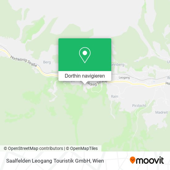 Saalfelden Leogang Touristik GmbH Karte