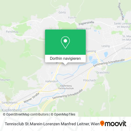 Tennisclub St.Marein-Lorenzen Manfred Leitner Karte