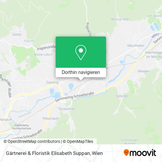 Gärtnerei & Floristik Elisabeth Suppan Karte
