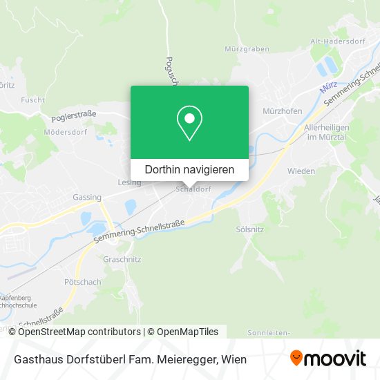 Gasthaus Dorfstüberl Fam. Meieregger Karte