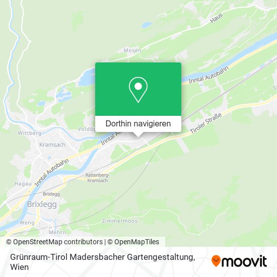 Grünraum-Tirol Madersbacher Gartengestaltung Karte