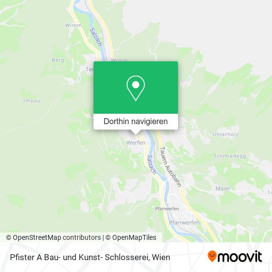 Pfister A Bau- und Kunst- Schlosserei Karte