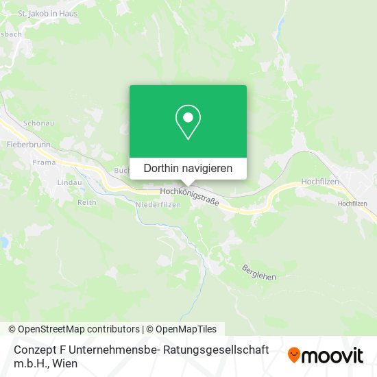 Conzept F Unternehmensbe- Ratungsgesellschaft m.b.H. Karte