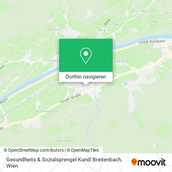 Gesundheits & Sozialsprengel Kundl Breitenbach Karte