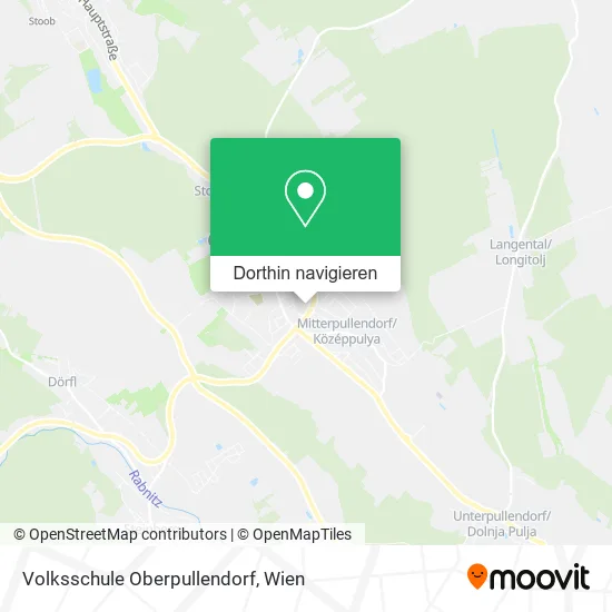 Volksschule Oberpullendorf Karte