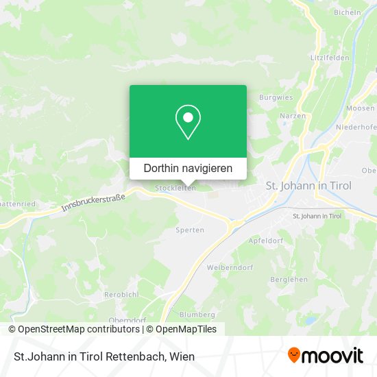 St.Johann in Tirol Rettenbach Karte