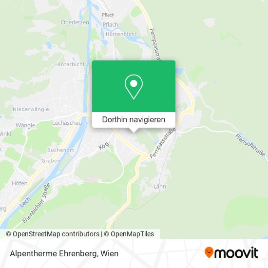 Alpentherme Ehrenberg Karte