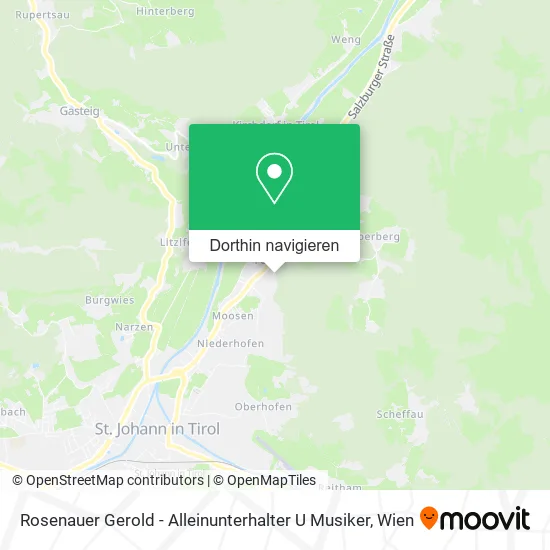 Rosenauer Gerold - Alleinunterhalter U Musiker Karte