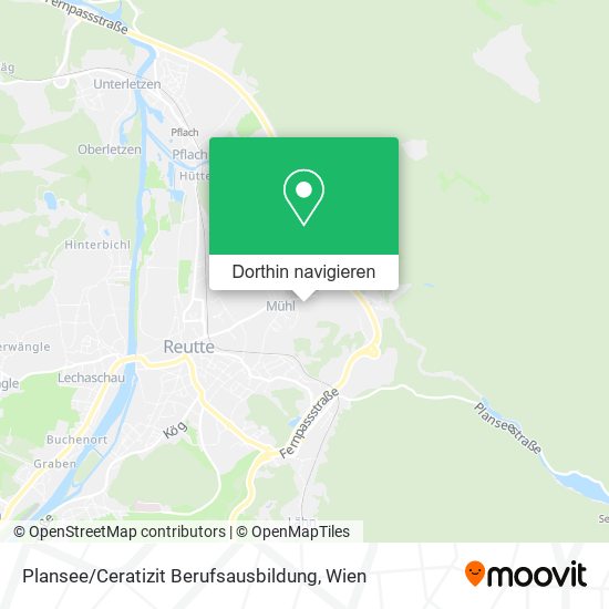Plansee / Ceratizit Berufsausbildung Karte