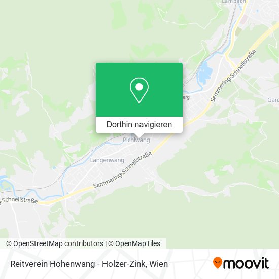 Reitverein Hohenwang - Holzer-Zink Karte