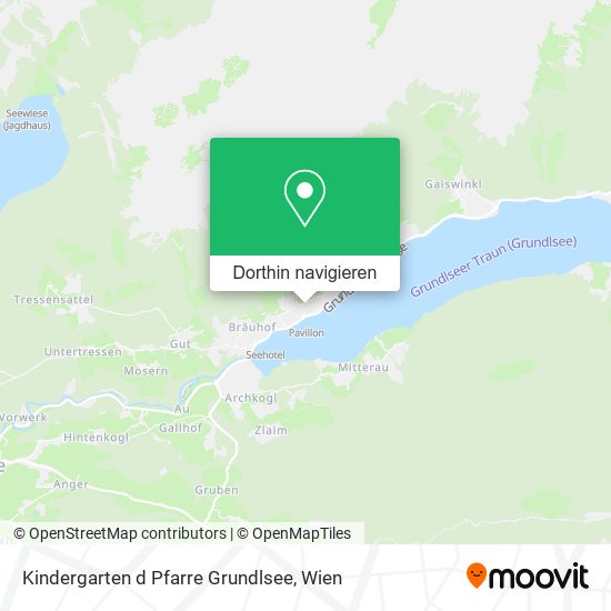 Kindergarten d Pfarre Grundlsee Karte