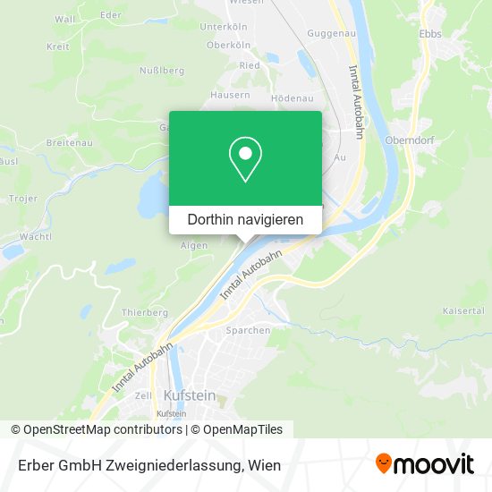 Erber GmbH Zweigniederlassung Karte