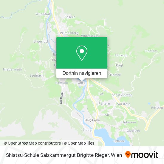 Shiatsu-Schule Salzkammergut Brigitte Rieger Karte