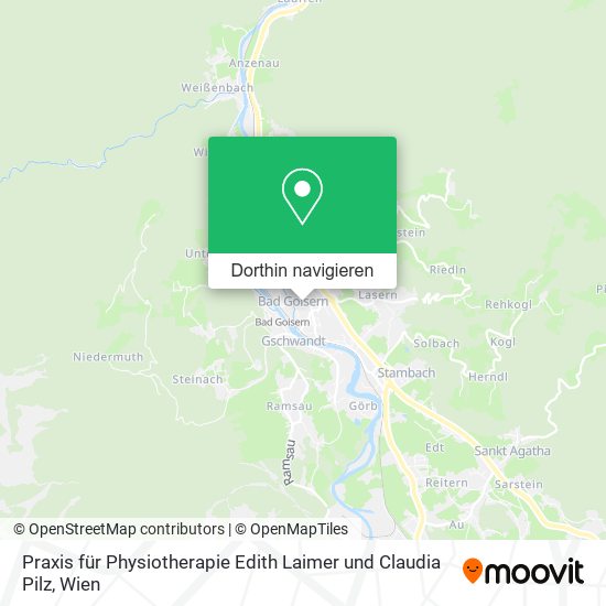 Praxis für Physiotherapie Edith Laimer und Claudia Pilz Karte