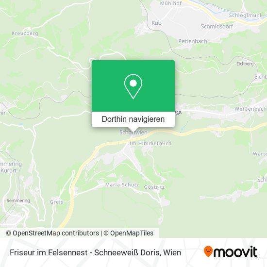 Friseur im Felsennest - Schneeweiß Doris Karte