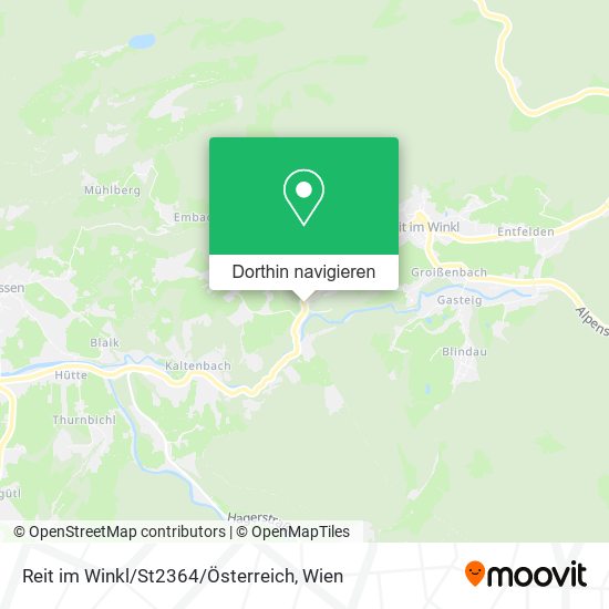 Reit im Winkl / St2364 / Österreich Karte