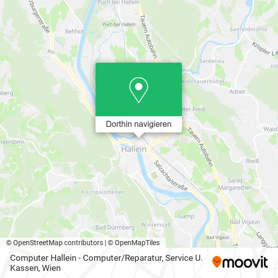 Computer Hallein - Computer / Reparatur, Service U. Kassen Karte