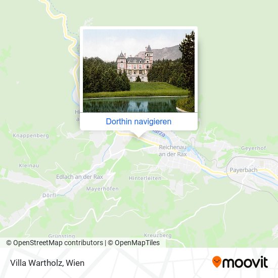 Villa Wartholz Karte