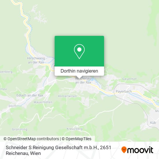 Schneider S Reinigung Gesellschaft m.b.H., 2651 Reichenau Karte