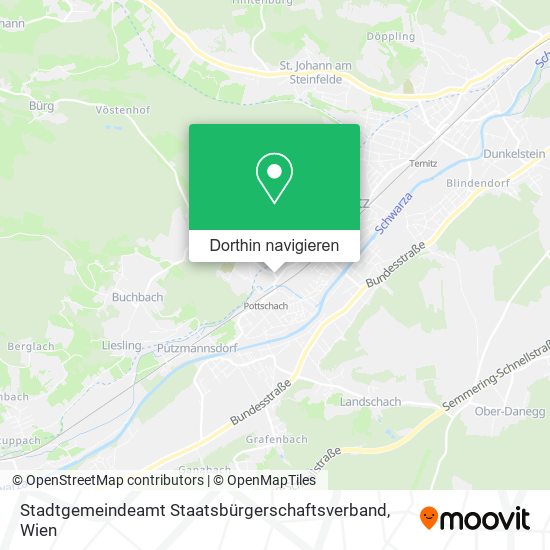 Stadtgemeindeamt Staatsbürgerschaftsverband Karte
