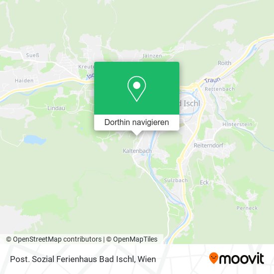Post. Sozial Ferienhaus Bad Ischl Karte